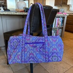 Vera Bradley Purple and Blue Travel Bag